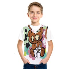 Bear Cute Baby Cartoon Chinese Kids  Sportswear by Nexatart