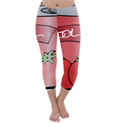 Beverage Can Drink Juice Tomato Capri Winter Leggings  by Nexatart