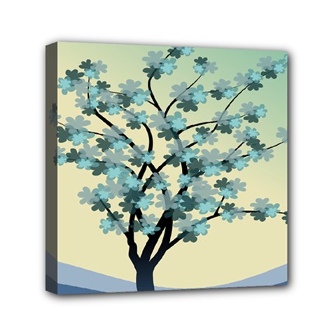 Branches Field Flora Forest Fruits Mini Canvas 6  X 6  by Nexatart