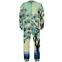 Branches Field Flora Forest Fruits Onepiece Jumpsuit (men)  by Nexatart