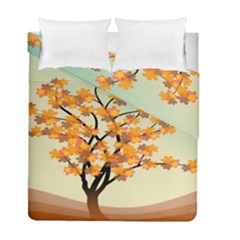 Branches Field Flora Forest Fruits Duvet Cover Double Side (full/ Double Size) by Nexatart