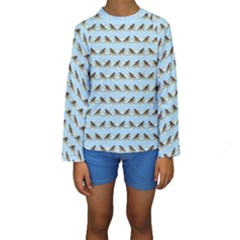 Sparrows Kids  Long Sleeve Swimwear by SuperPatterns