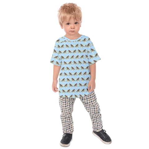 Sparrows Kids Raglan Tee by SuperPatterns