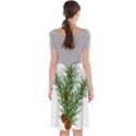 Branch Floral Green Nature Pine Midi Beach Skirt View2