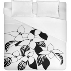 Ecological Floral Flowers Leaf Duvet Cover (king Size) by Nexatart