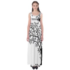 Flowers Landscape Nature Plant Empire Waist Maxi Dress by Nexatart