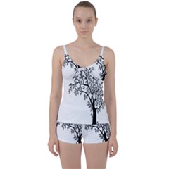 Flowers Landscape Nature Plant Tie Front Two Piece Tankini