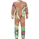 Cat Food Eating Breakfast Gourmet OnePiece Jumpsuit (Men)  View2