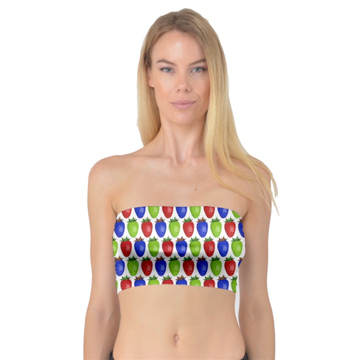 Colorful Shiny Eat Edible Food Bandeau Top