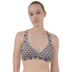 Colorful Shiny Eat Edible Food Sweetheart Sports Bra