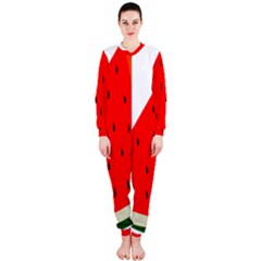 Fruit Harvest Slice Summer Onepiece Jumpsuit (ladies)  by Nexatart