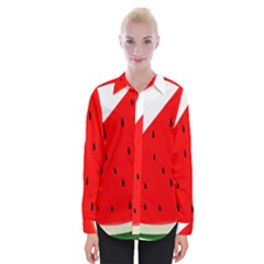 Fruit Harvest Slice Summer Womens Long Sleeve Shirt