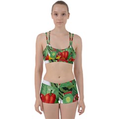 Fruits Vegetables Artichoke Banana Women s Sports Set by Nexatart