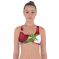 Food Fruit Leaf Leafy Leaves Got No Strings Sports Bra by Nexatart