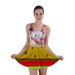 Hamburger Food Fast Food Burger Mini Skirt by Nexatart