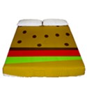 Hamburger Food Fast Food Burger Fitted Sheet (California King Size) View1