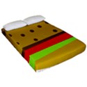 Hamburger Food Fast Food Burger Fitted Sheet (California King Size) View2