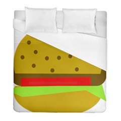 Hamburger Food Fast Food Burger Duvet Cover (full/ Double Size) by Nexatart