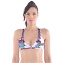 Turkey Animal Pie Tongue Feathers Plunge Bikini Top View1