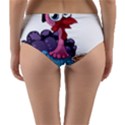 Turkey Animal Pie Tongue Feathers Reversible Mid-Waist Bikini Bottoms View4