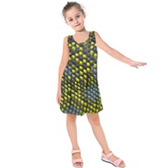 Lizard Animal Skin Kids  Sleeveless Dress by BangZart