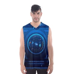 Technology Dashboard Men s Basketball Tank Top