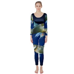 Marine Fishes Long Sleeve Catsuit by BangZart