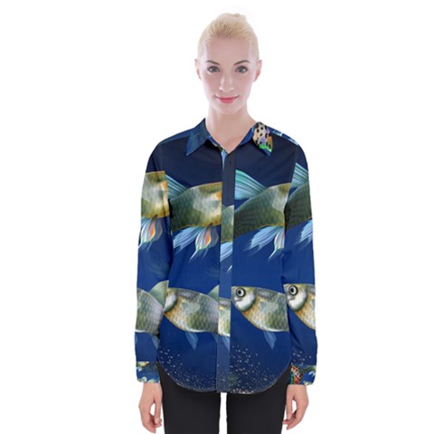 Marine Fishes Womens Long Sleeve Shirt by BangZart