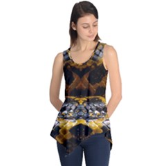 Textures Snake Skin Patterns Sleeveless Tunic by BangZart