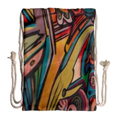 Vivid Colours Drawstring Bag (large) by BangZart