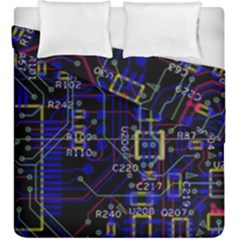 Technology Circuit Board Layout Duvet Cover Double Side (king Size)