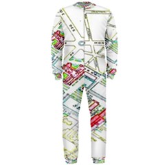 Paris Map Onepiece Jumpsuit (men)  by BangZart