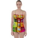 Colorful 3d Social Media Babydoll Tankini Set View1