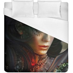 Digital Fantasy Girl Art Duvet Cover (king Size) by BangZart