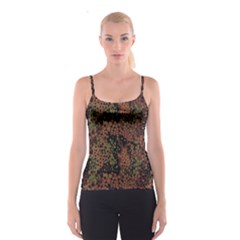 Digital Camouflage Spaghetti Strap Top by BangZart