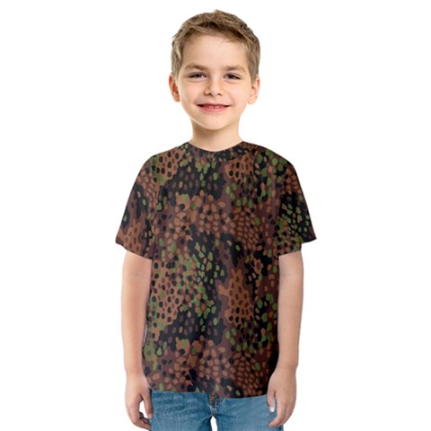 Digital Camouflage Kids  Sport Mesh Tee by BangZart