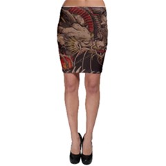 Chinese Dragon Bodycon Skirt by BangZart