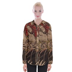 Chinese Dragon Womens Long Sleeve Shirt