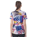 United States Of America Usa  Images Independence Day Women s Sport Mesh Tee View2