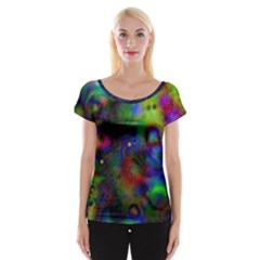 Full Colors Cap Sleeve Tops by BangZart