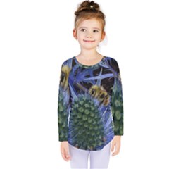 Chihuly Garden Bumble Kids  Long Sleeve Tee