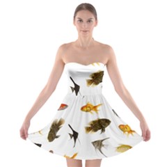 Goldfish Strapless Bra Top Dress by BangZart