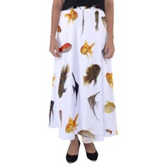 Goldfish Flared Maxi Skirt