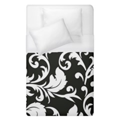 Vector Classicaltr Aditional Black And White Floral Patterns Duvet Cover (single Size) by BangZart