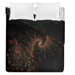 Multicolor Fractals Digital Art Design Duvet Cover Double Side (queen Size) by BangZart