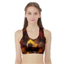 Cute 3d Dog Sports Bra with Border View1