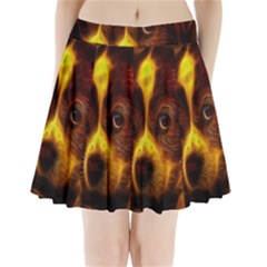 Cute 3d Dog Pleated Mini Skirt by BangZart