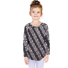 Batik Jarik Parang Kids  Long Sleeve Tee