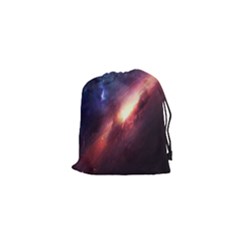 Digital Space Universe Drawstring Pouches (xs) 