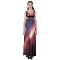 Digital Space Universe Empire Waist Maxi Dress by BangZart